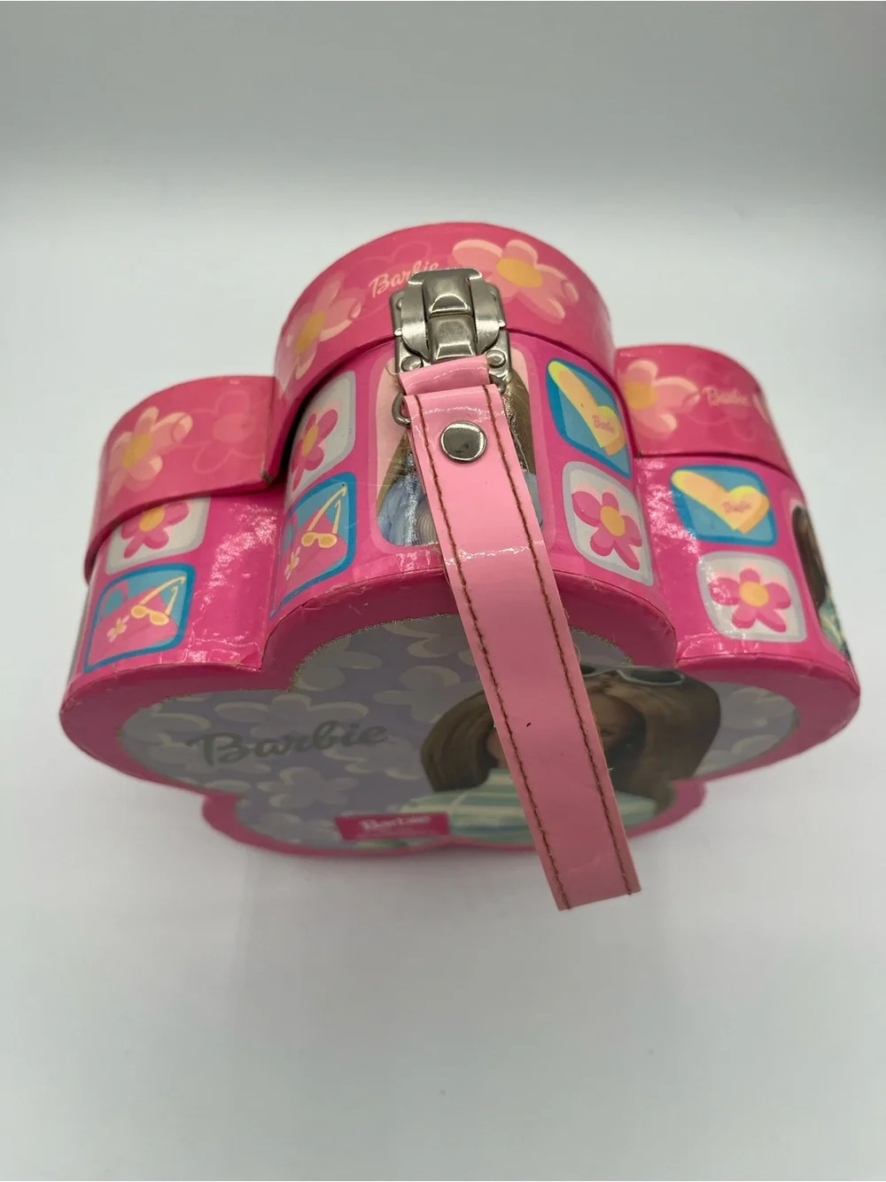 Y2K Rare Barbie Collector's Case Flower Box ‘Mattel 2000’ with Silver Latch